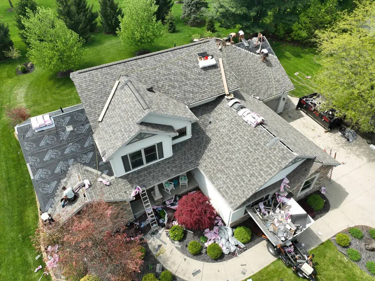 Completed Cornerstone Roofing and Siding exterior project