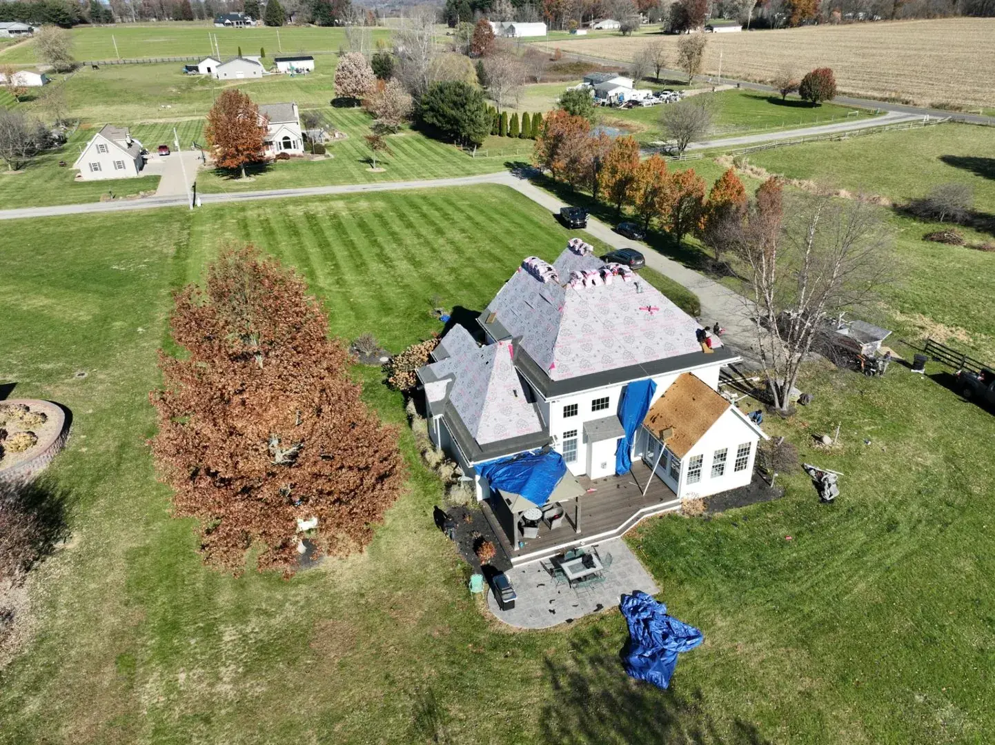 Completed Cornerstone Roofing and Siding exterior project