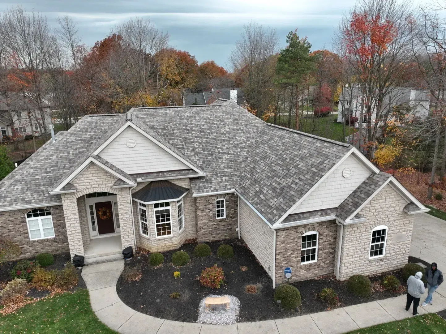 Completed Cornerstone Roofing and Siding exterior project