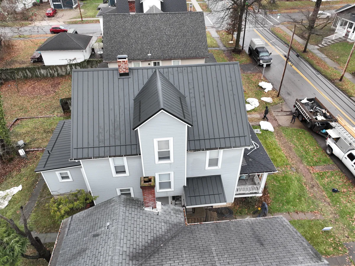 Completed roofing project. Wooster, Ohio